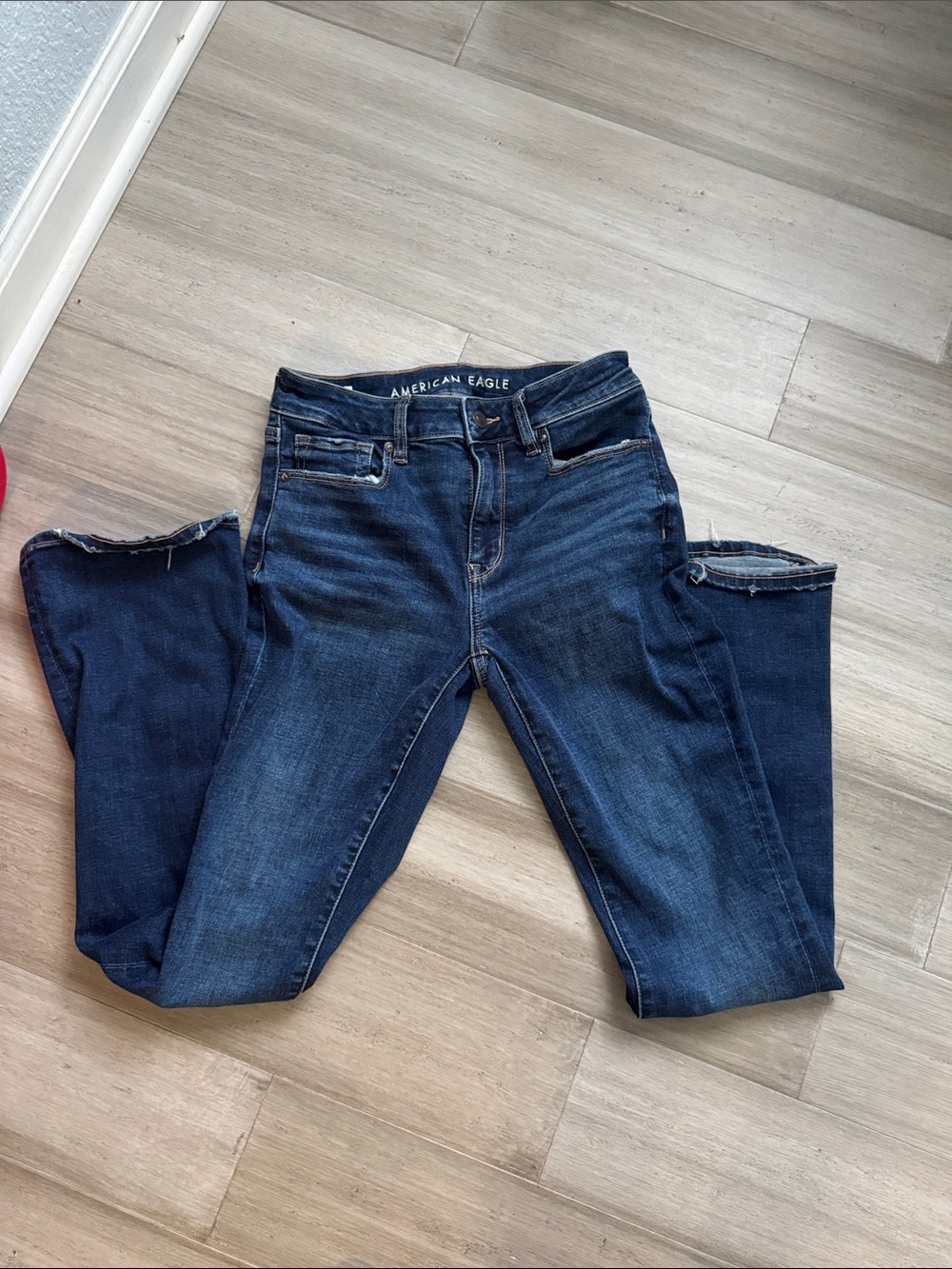 American Eagle Outfitters Dark Blue flare Jeans size 2